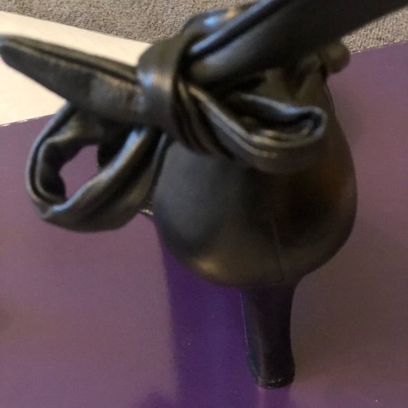 Gorgeous black leather wedge - Picture 6 of 14